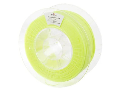 Fluo Yellow: filamento PLA premium Spectrum: 1,75 mm, 1 kg