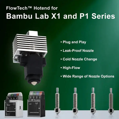 Micro Swiss FlowTech™ Hotend for Bambu Lab X1 / X1C Micro Swiss