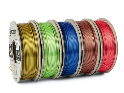 PLA Silk Multi Pack - Spectrum PLA Silk Filament - 1,75 mm, 5x 0,25 kg
