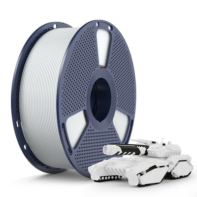White - Sunlu PLA Filament - 1.75mm, 1kg - w/ Reusable Spool