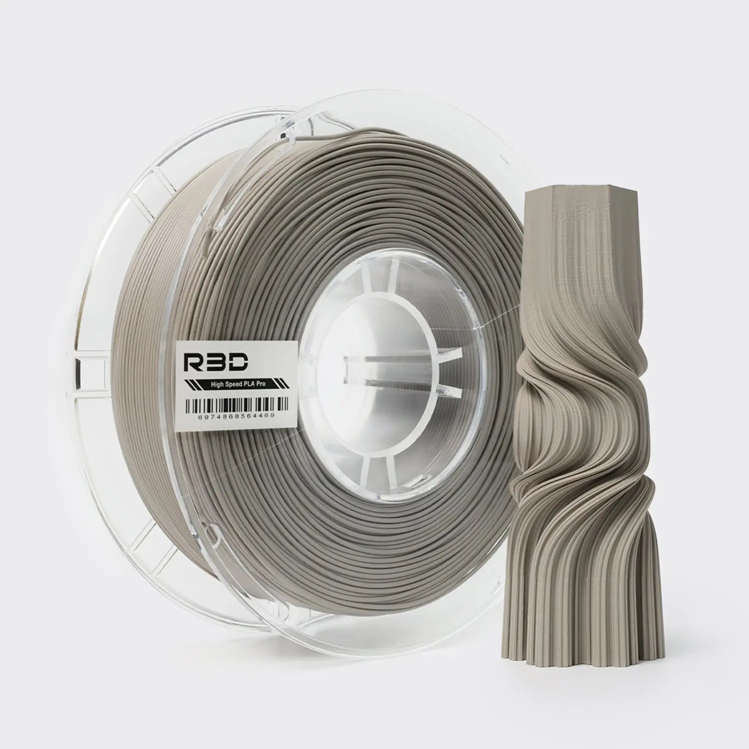 Warm Grey Matte PLA Filament 1.75mm 1kg | R3D High Speed