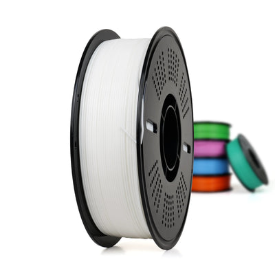 White - Budget PLA Filament - 1.75mm, 1kg