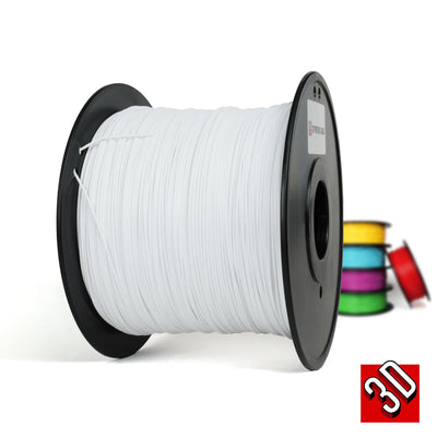 White - Standard PETG Filament - 1.75mm, 2kg