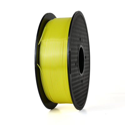 Yellow - Standard PLA Silk Filament - 1.75mm, 1kg