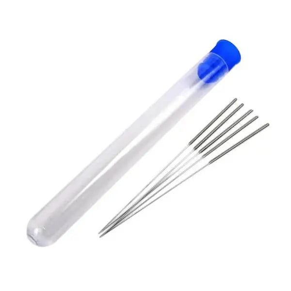 Aguja de limpieza de boquilla de acero inoxidable de 0,3 mm - Pack de 5