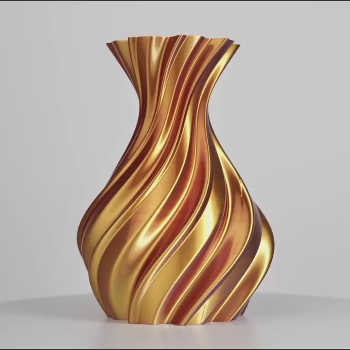 Red/Gold/Purple - Tri-Color Standard PLA Silk Filament - 1.75mm, 1kg