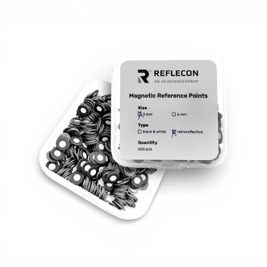 Reflecon® Magnetic Reference Dots for Laser Scanning - 3mm, 500 pack