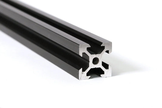 2020 V-Slot Extrusion 20 Series - 20mm X 20mm X 1m - Black