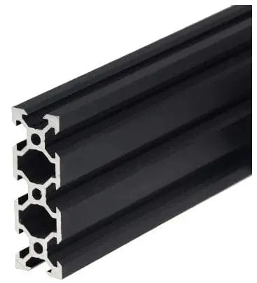 2060 V-Slot Extrusion 20 Series - 20mm X 60mm X 2.5m - Black