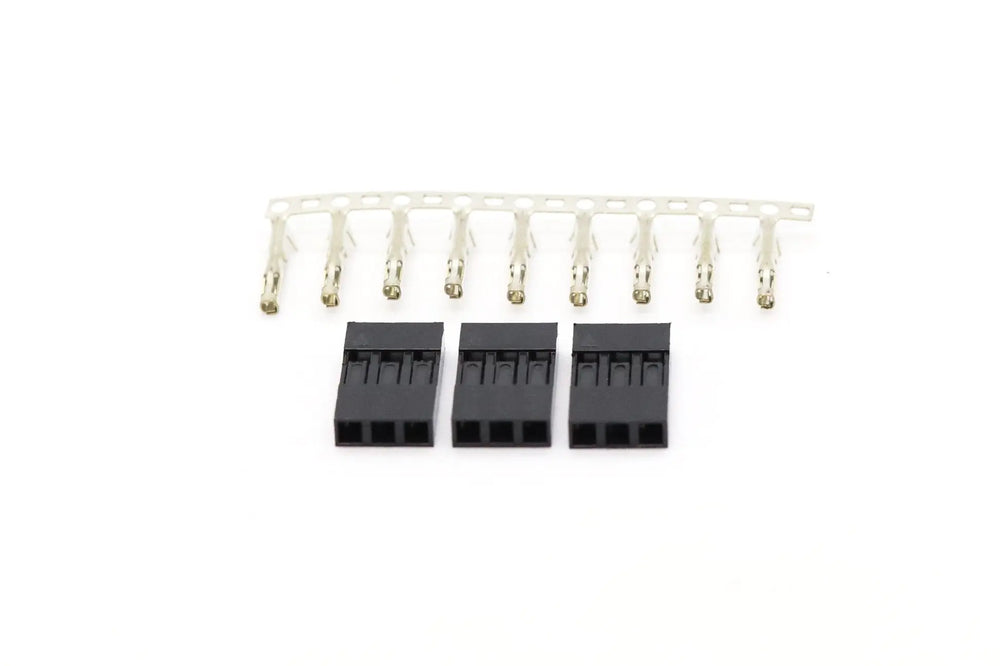 Conector Dupont hembra de 3 pines - pack de 10