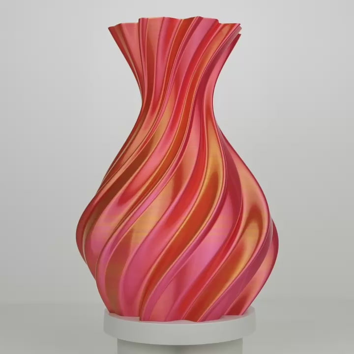 Red/Gold - Unveil Form Dual Tone Silk PLA - 1.75mm, 1kg