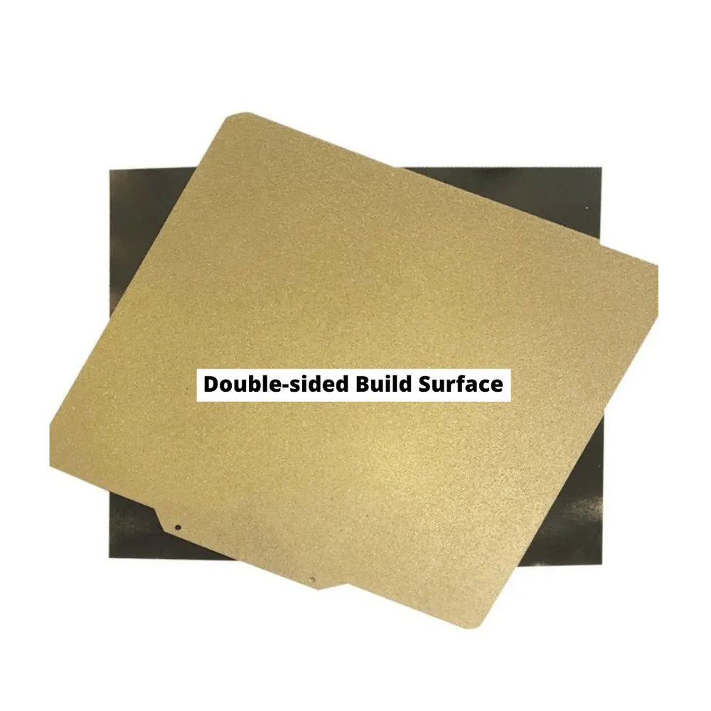 355mm x 355mm Flexible Smooth/Textured PEI Spring Steel Surface with Magnet - Troodon 2.0 3D Printing Canada