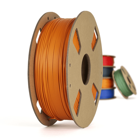 Orange- Canadian-made Matte PLA+ Filament - 1.75mm, 1 kg