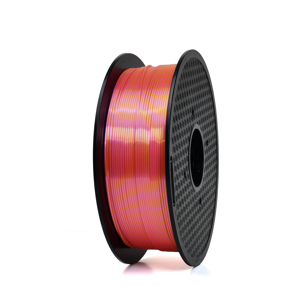 Pink/Gold - Dual-Color Standard PLA Silk Filament - 1.75mm, 1kg 3D Printing Canada