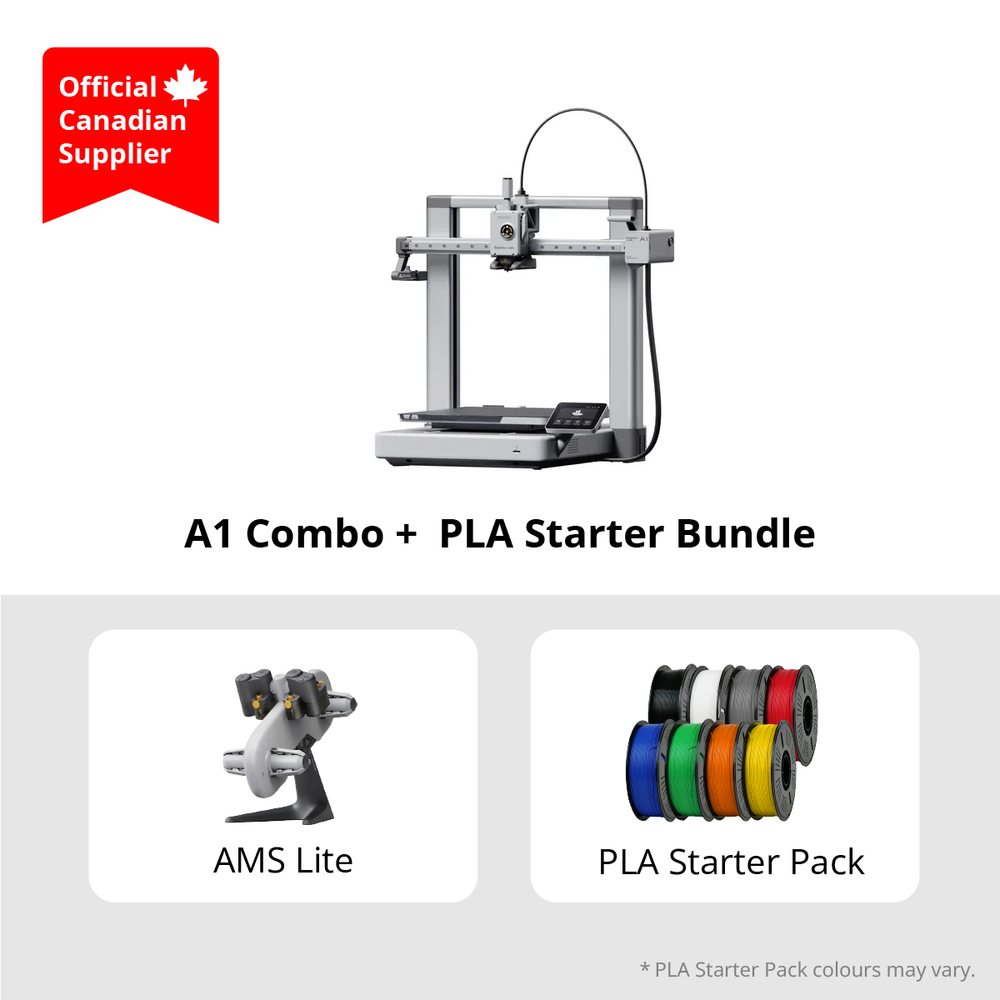 Bambu Lab A1 Combo New Starter Pack with 8 x 1kg Spools of PLA Filament [Best Buy Exclusive]