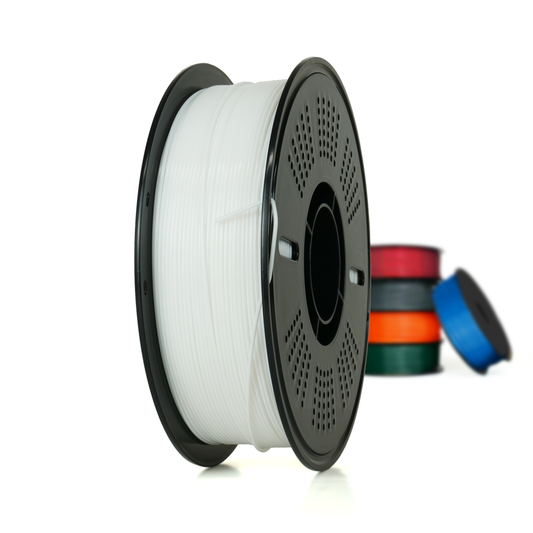 White - Budget PETG Filament - 1.75mm, 1kg