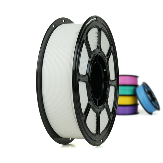 White - Budget PLA Filament - 1.75mm, 1kg