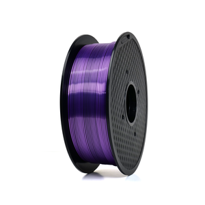 Black/Gold/Purple - Tri-Color Standard PLA Silk Filament - 1.75mm, 1kg