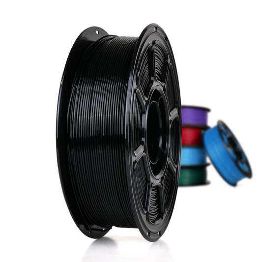 Black - Budget PLA Filament - 1.75mm, 1kg