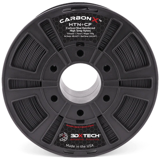 Black - 1.75mm 3DXTech CARBONX™ HTN+CF Filament - 0.75 kg