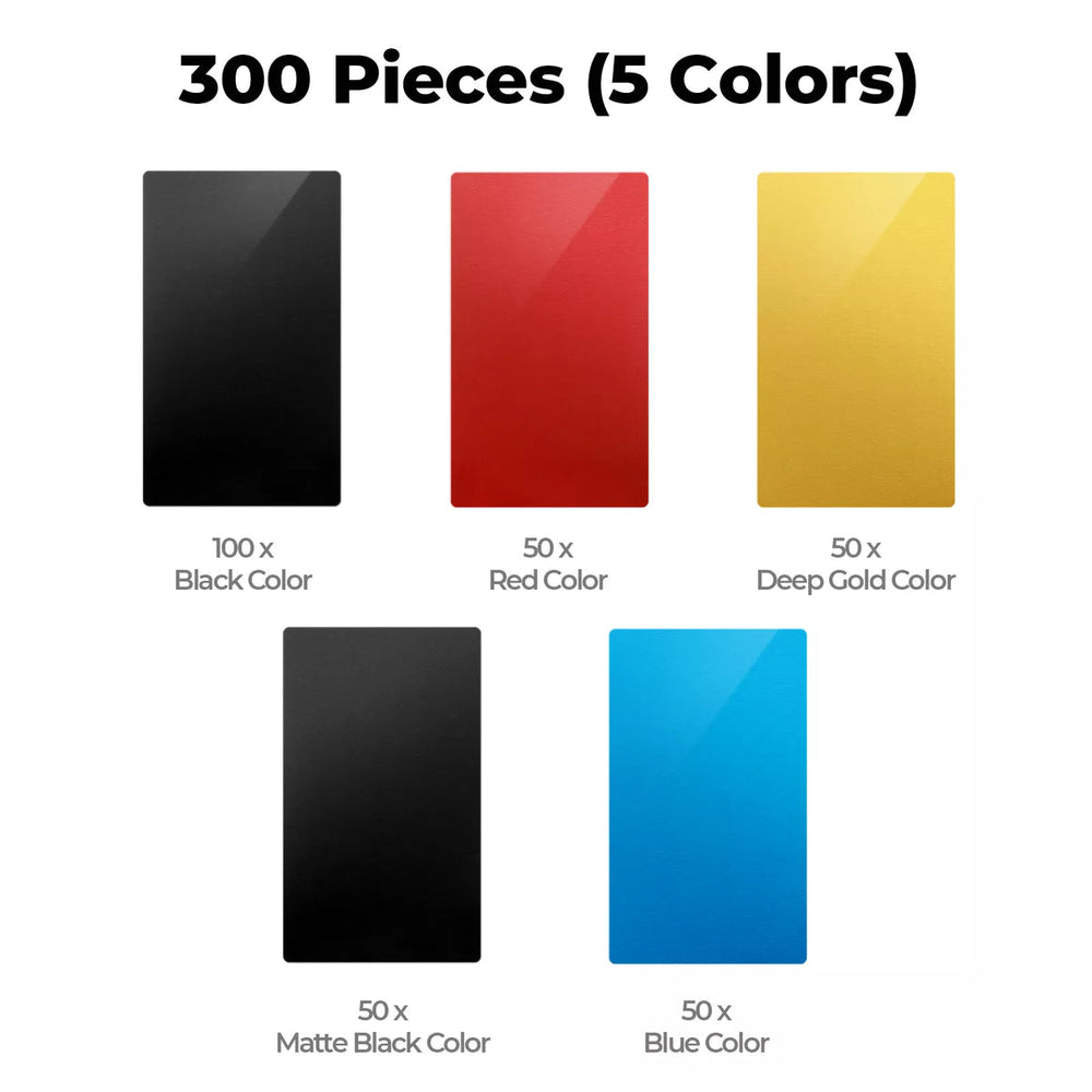 xTool Multicolor Aluminum Business Cards (300pcs)
