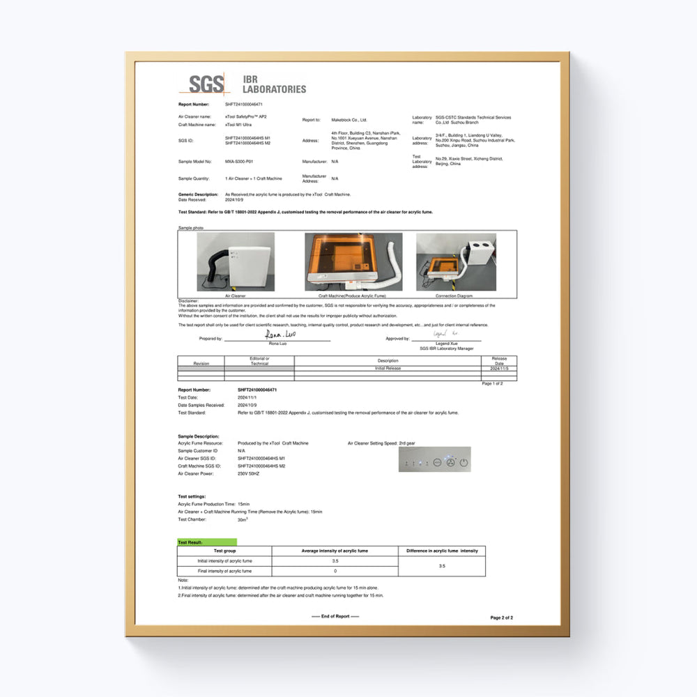 xTool SafetyPro™ AP2 xTool