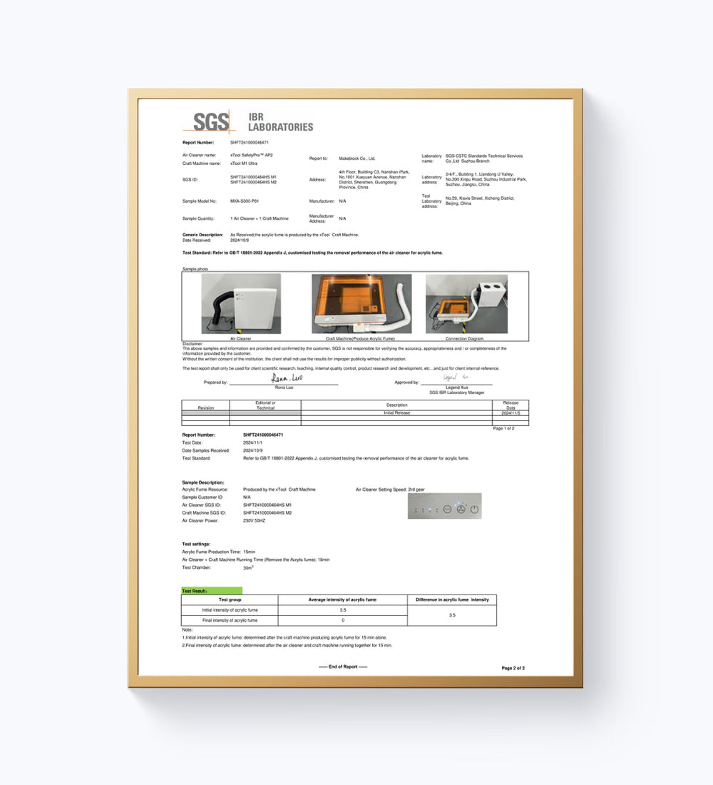 xTool SafetyPro™ AP2 xTool