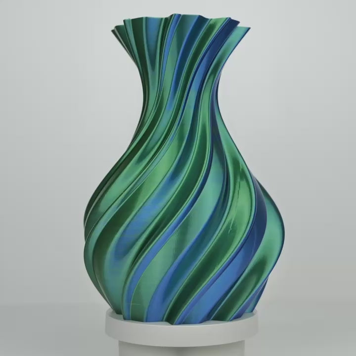 Blue/Green - Unveil Form Dual Tone Silk PLA - 1.75mm, 1kg