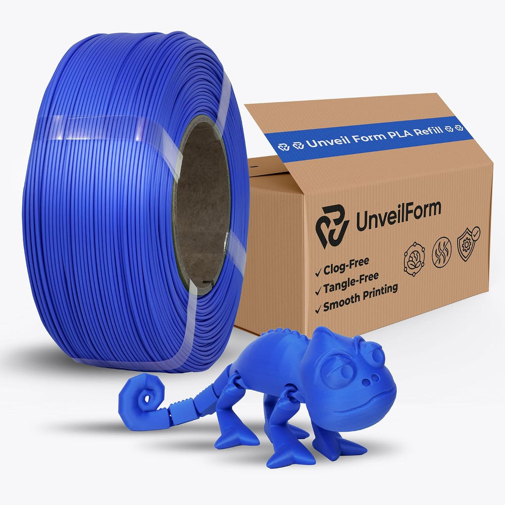 Powder Form Filament Unveil Form Blue Refill PLA Filament 1.75mm 1kg
