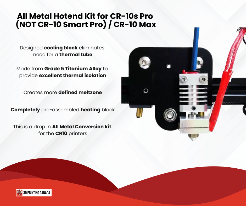 Micro Swiss CR-10s Pro / CR-10 Max Hotend totalmente metálico