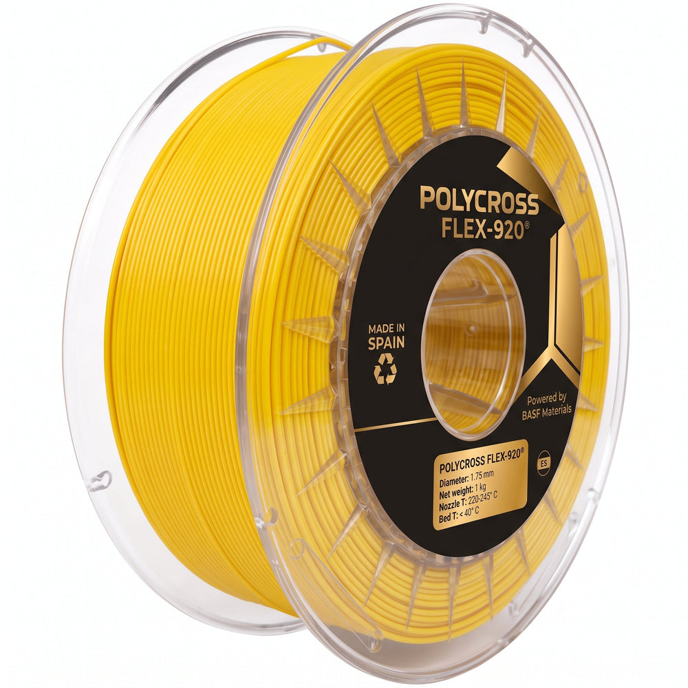 Yellow - Sakata Flex-920 Filament - 1.75mm, 1kg Sakata