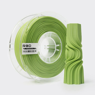 Avocado Green - R3D High Speed Matte PLA Filament - 1.75mm, 1kg R3D