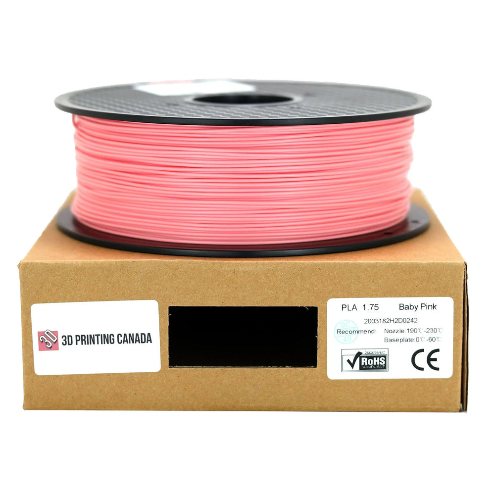 Pink Filliment Baby Pink PLA Filament 1.75mm 1kg | Smooth Standard PLA