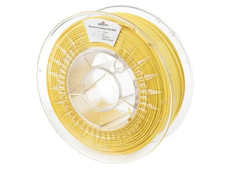 Bahama Yellow - Spectrum PLA MATT Filament - 1.75mm, 1kg