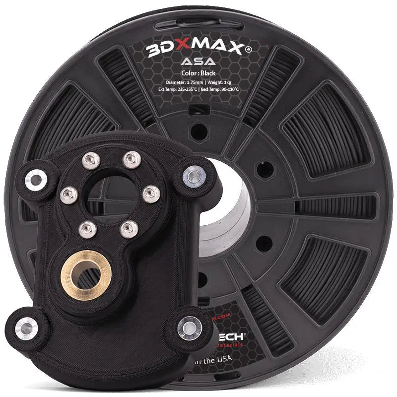 Black - 1.75mm 3DXTech 3DXMAX® ASA Filament - 1 kg