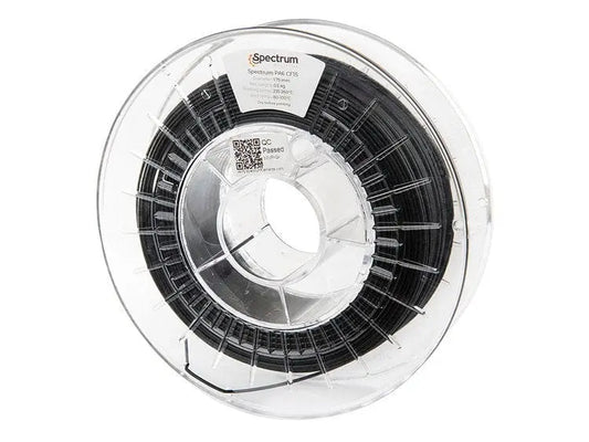 Black - Spectrum PA6 CF15 Filament - 1.75mm, 0.75kg