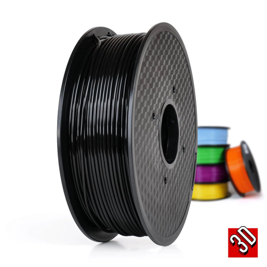 Negro - Filamento PLA 2.85mm - 1 kg