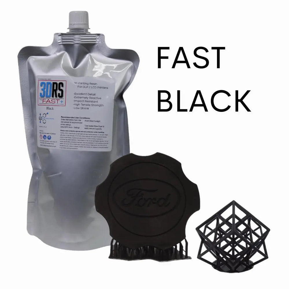 Fast Soluciones de resina 3D negra FAST+ V2 - 3D Printing Canada