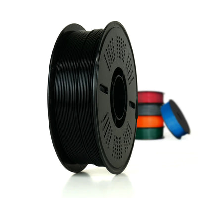 Black - Budget PETG Filament - 1.75mm, 1kg 3D Printing Canada