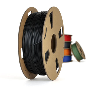 Black - Canadian-made Matte PLA+ Filament - 1.75mm, 1kg