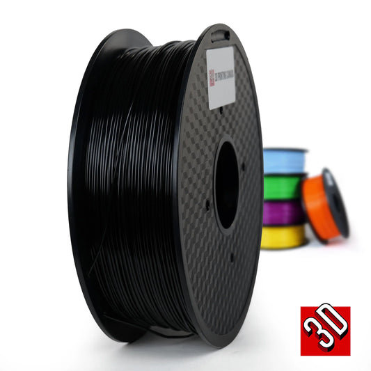 Negro - Filamento ASA estándar - 1,75 mm, 1 kg