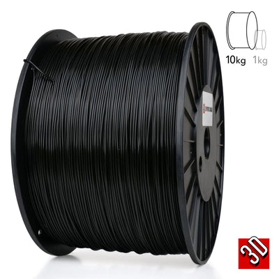 Black - Standard PETG Filament - 2.85mm, 10kg 3D Printing Canada