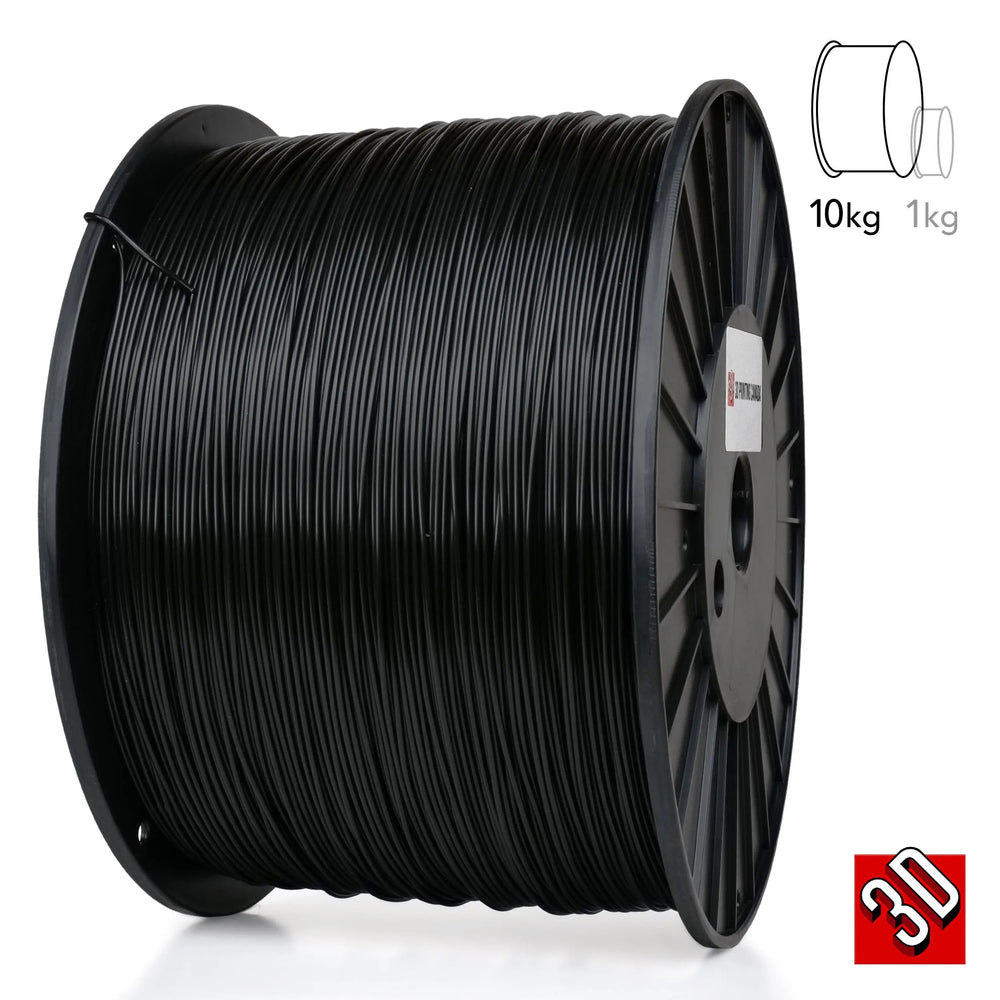 Black - Standard PETG Filament - 2.85mm, 10kg