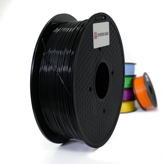 Negro - Filamento PLA estándar - 1,75 mm, 1 kg 