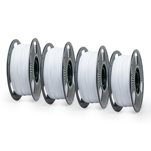 Matte White - Unveil Form Matte PETG Filament 4-Pack (4 × 1kg), With Spools - 1.75mm