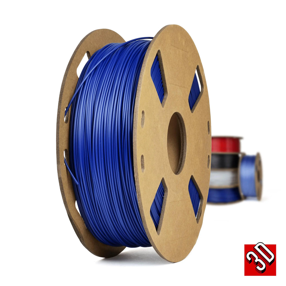 Azul: filamento PLA+ fabricado en Canadá: 1,75 mm, 1 kg