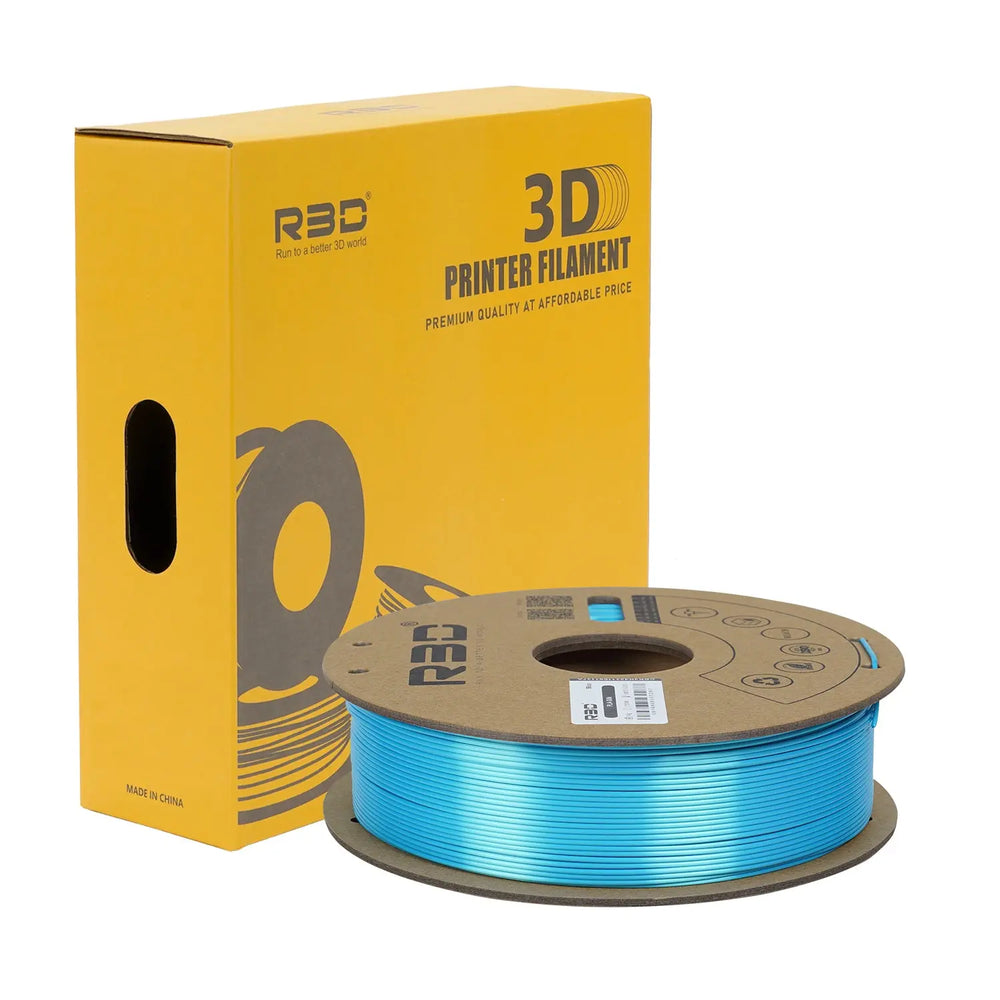 Blue - R3D Silk PLA Filament - 1.75mm, 1kg R3D