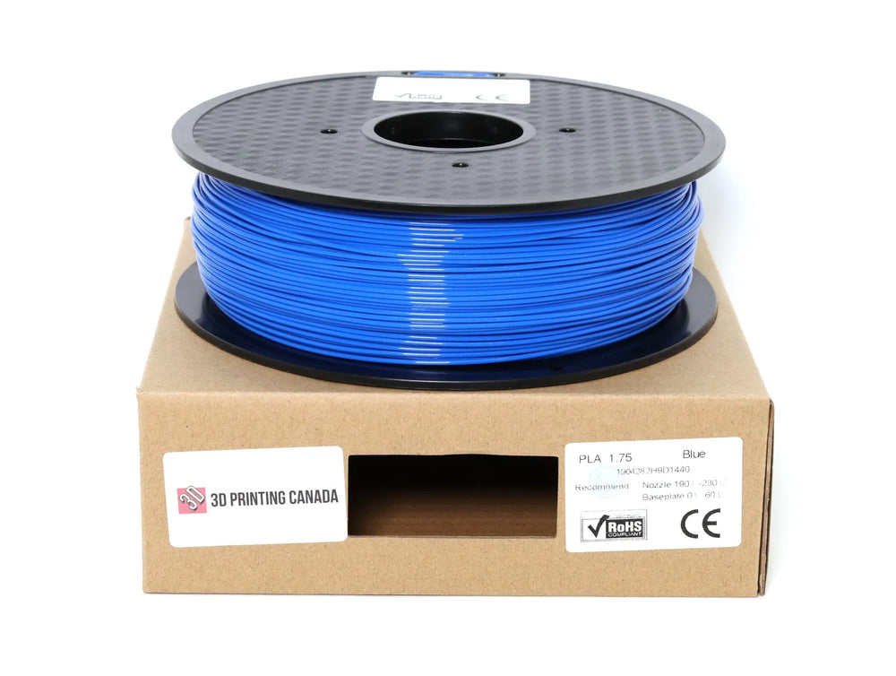 Azul: filamento PLA estándar - 1,75 mm, 1 kg
