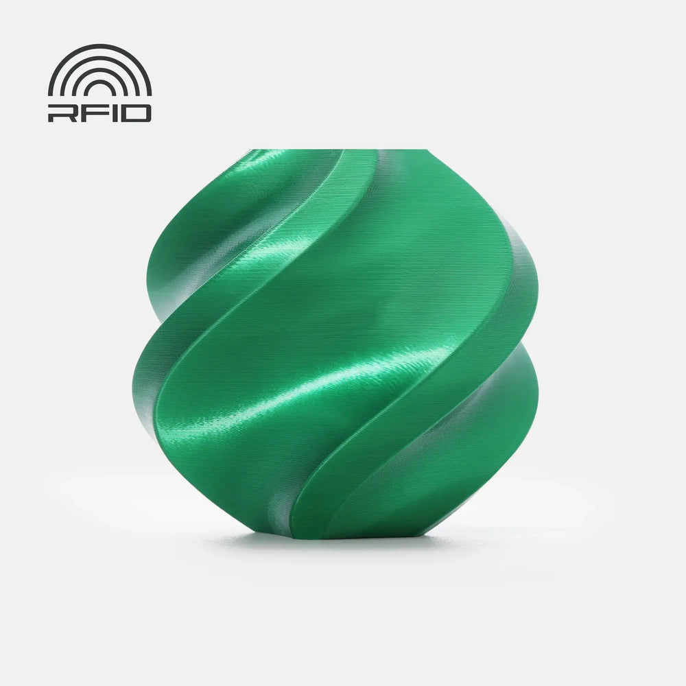 Candy Green - Bambu Lab PLA Silk+ Filament - 1.75mm, 1kg Bambu Lab