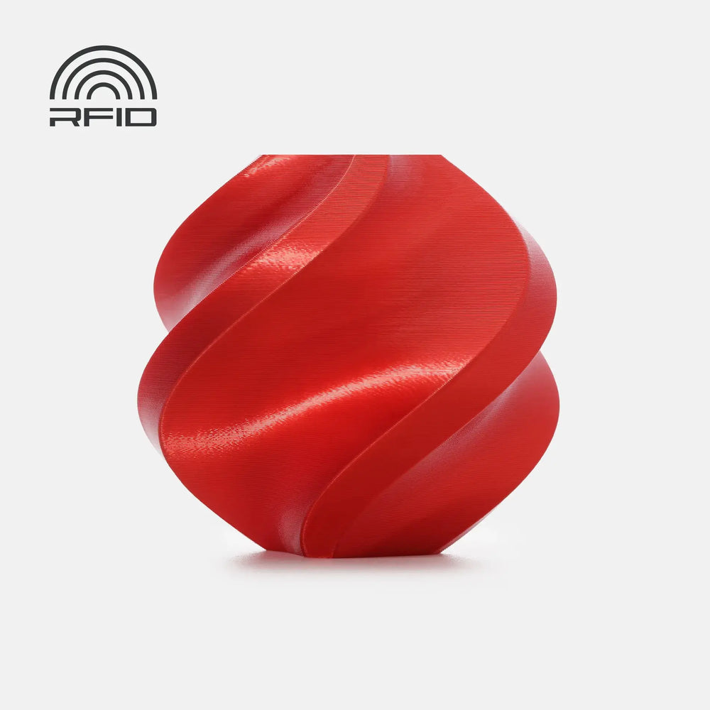 Candy Red - Bambu Lab PLA Silk+ Filament - 1.75mm, 1kg Bambu Lab